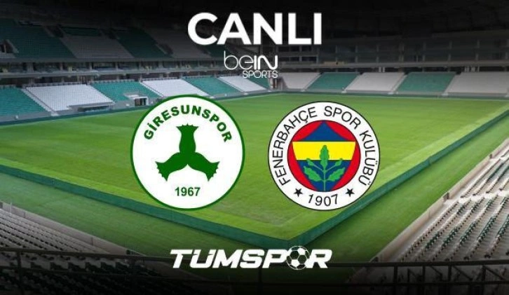 Giresunspor Fenerbahçe Maçı Canlı İzle! Giresun FB beIN Sports HD 1 Süper Lig 25. Hafta