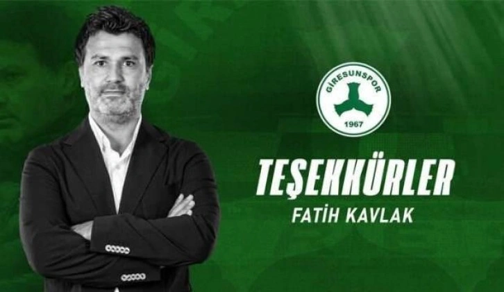 Giresunspor’da sportif direktör Fatih Kavlak ile yollar ayrıldı