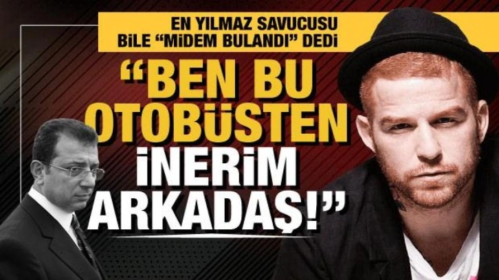 Gökhan Özoğuz'dan İmamoğlu'na: Ben bu otobüsten inerim arkadaş!