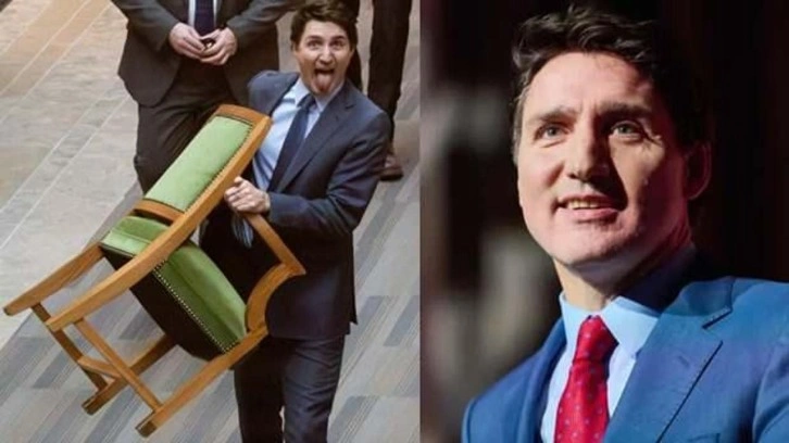 Görevi bırakıyor: Trudeau sandalyesini de de alıp gitti