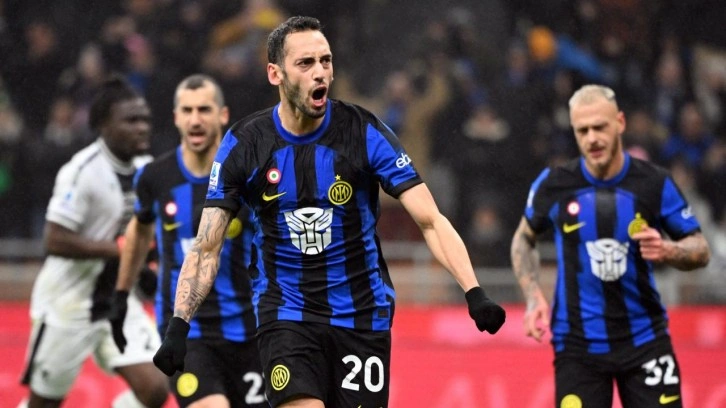 Hakan Çalhanoğlu alev aldı! Inter gol olup yağdı