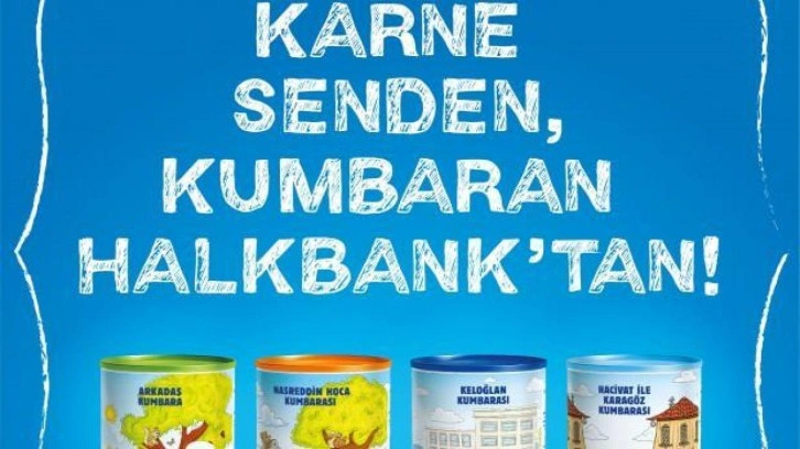 Halkbank’tan öğrencilere kumbara