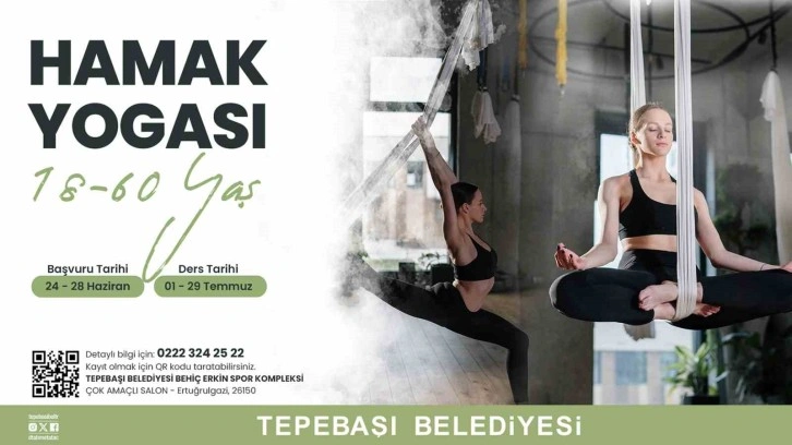 Hamak yogası kayıtları başlıyor