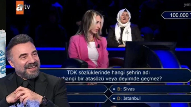 Hangi şehrin adı atasözü veya deyimde geçmez? Milyoner'de 100 bin TL'lik soru