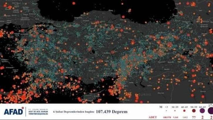 Harita paylaşıldı! Deprem gerçeğinin en net kanıtı! Devasa rakamlar