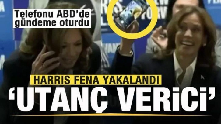 Harris'in telefonu ABD'de gündeme oturdu! Fena yakalandı: Utanç verici