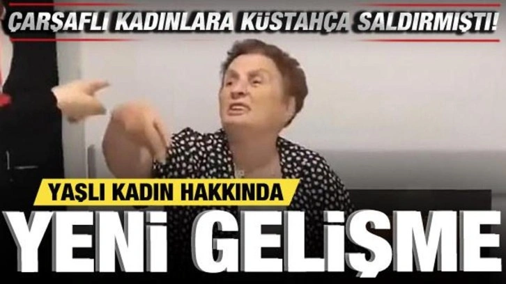 Hastanede çarşaflı iki kadına küstahça saldıran kadın hakkında yeni gelişme