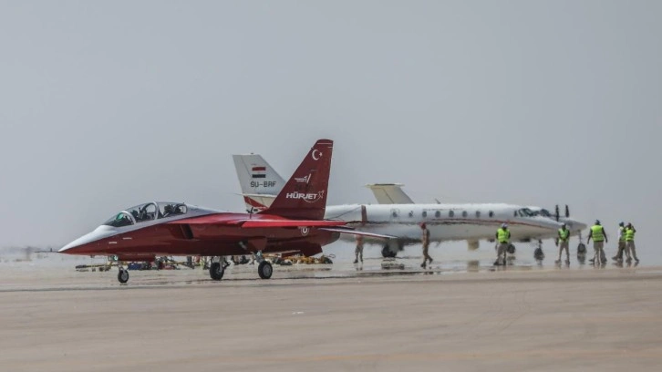 HÜRJET, Mısırlı F16 pilotu ile havalandı