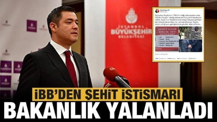 İBB bunu da yaptı: Şehidi provokasyonlarına alet ettiler!