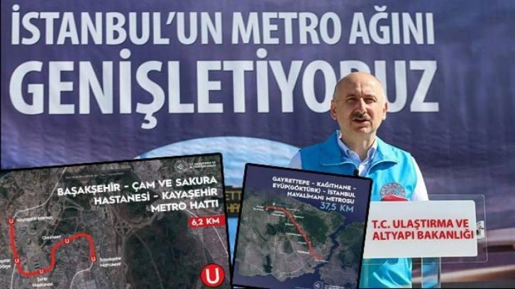 İBB yatıyor Bakanlık çalışıyor... İstanbul'a 2022 bitmeden 2 metro daha geliyor