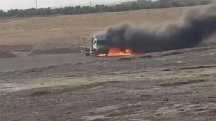 İçişleri Bakanlığı duyurdu: Suriye'nin kuzeyinde bomba yüklü kamyon imha edildi!