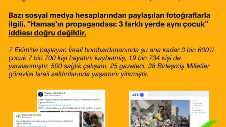 İletişim Başkanlığı'ndan 'Hamas' iddiasına yalanlama!