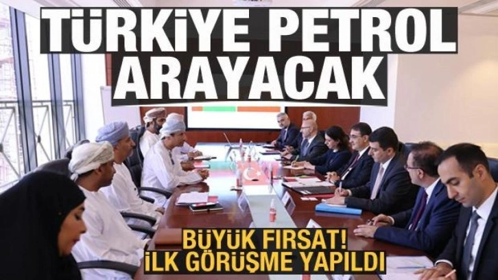 İlk görüşme yapıldı, büyük fırsat! Türkiye petrol arayacak