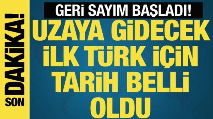 İlk uzay yolculuğu'nun tarihi belli oldu!