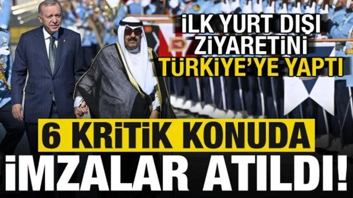 İlk yurt dışı ziyaretini Türkiye'ye yaptı! Ankara'da 6 kritik konuda imzalar atıldı...