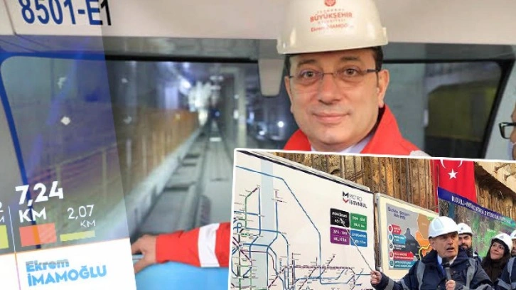 İmamoğlu kaç kilometre metro yaptı? Yalanlanan rakamı yine paylaştılar