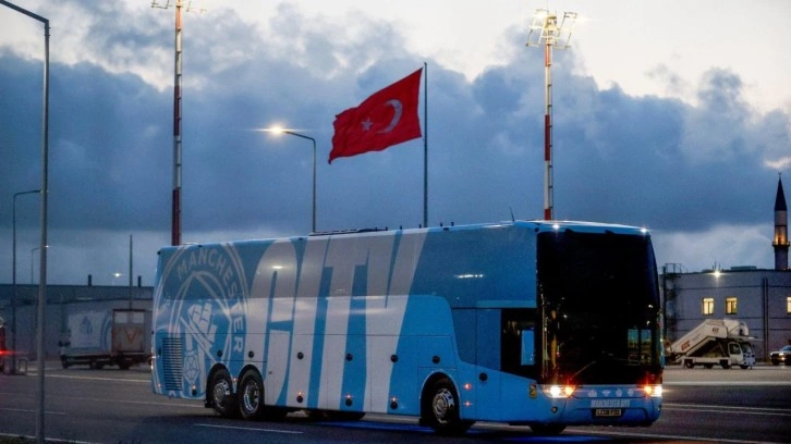 Inter ve Manchester City, İstanbul'a geldi