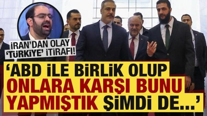 İran'dan 'Türkiye' itirafı: ABD ile birlikte onlara karşı bunu yaptık şimdi de...