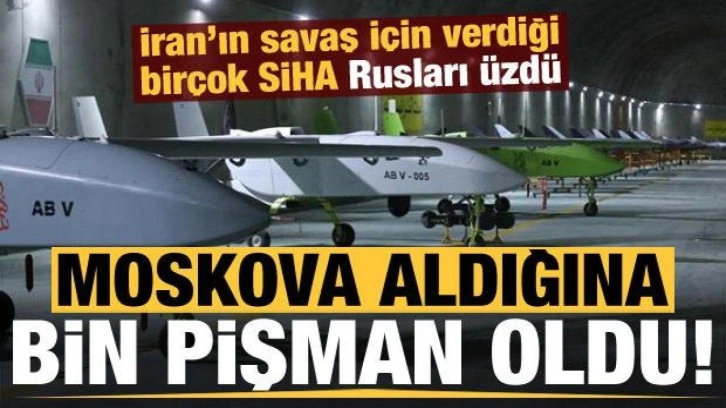 İran savaş için Ruslara birçok SİHA verdi ancak Moskova aldığına pişman oldu!