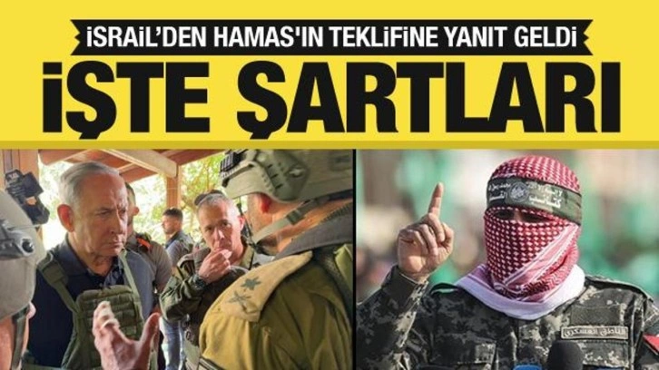 İşgalci İsrail, Hamas'ın teklifine yanıt verdi: Hazırız