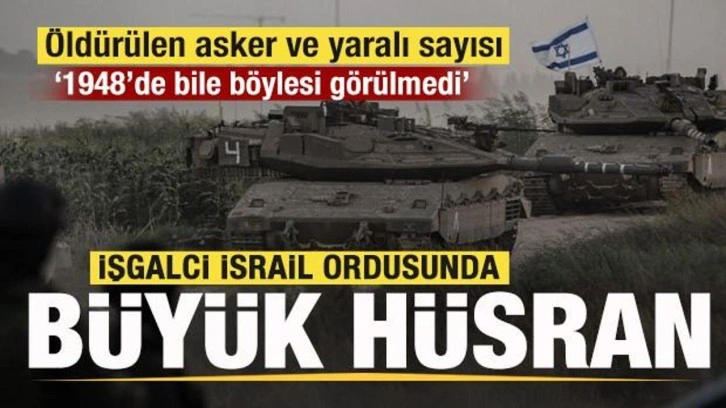 İşgalci İsrail ordusunda büyük hüsran! Rakamı duyurdular: Öldürülen asker ve yaralı sayısı