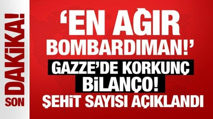 İşgalci İsrail'den Gazze'ye gece boyu saldırı: En az 400 şehit var!