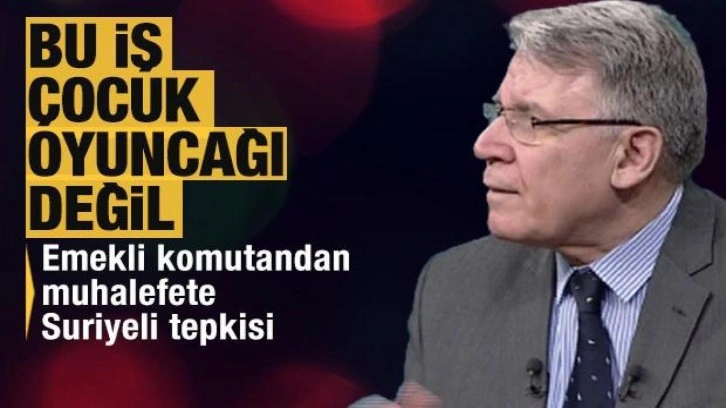 İsmail Hakkı Pekin'den muhalefete sert tepki: Bu iş çocuk oyuncağı değil