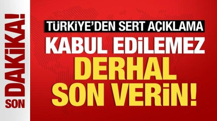 İsrail 4 Filistinliyi şehit etmişti, Türkiye'den sert tepki