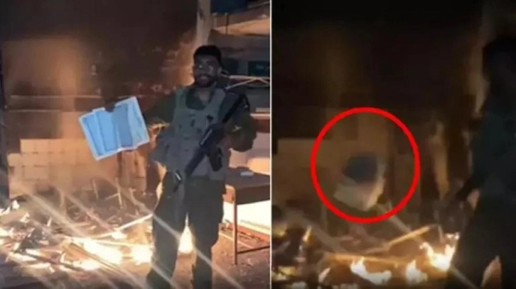 İsrail askerleri Gazze Şeridi'nde Kur'an-ı Kerim yaktı