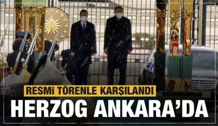 İsrail Cumhurbaşkanı Herzog Ankrara'da! Dikkat çeken mesaj