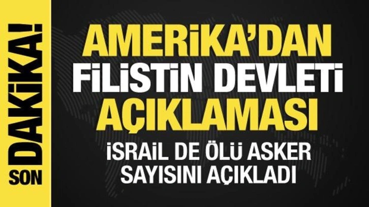 İsrail-Filistin savaşı: ABD'den 