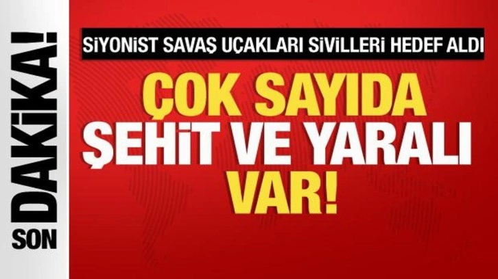 İsrail, Gazze'de sivillerin toplandığı alanı hedef aldı, çok sayıda şehit ve yaralı var