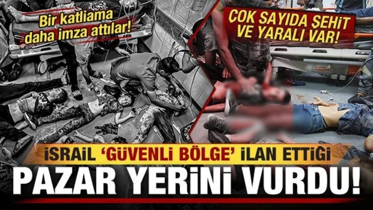 İsrail 'güvenli bölge' ilan ettiği alanı vurdu: Çok sayıda şehit ve yaralı var