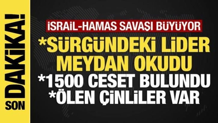 İsrail-Hamas savaşında son dakika: Ölen Çinliler var, Hamaney'den kriz çıkartacak sözler