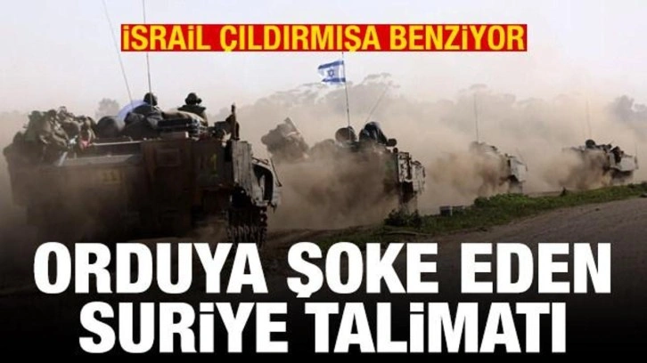 İsrail ordusuna "Suriye'de aylarca kalma" talimatı