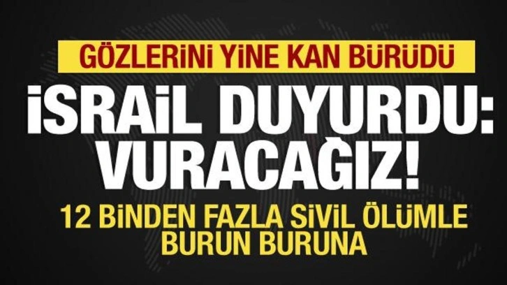 İsrail'in gözünü kan bürüdü! Katliam mesajı...Hedefte yine hastane