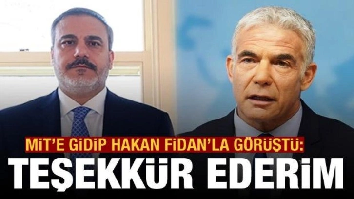 İsrailli bakan MİT'i ziyaret edip Hakan Fidan'la görüştü: Teşekkür ederim