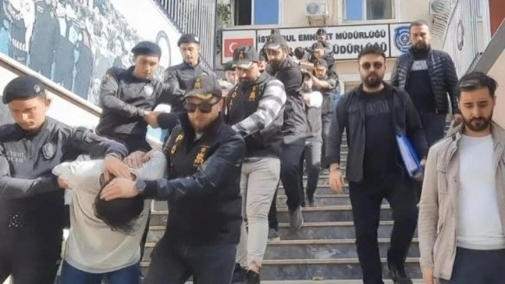 İstanbul’da 14 kişilik kalaşnikoflu gasp şebekesi çökertildi