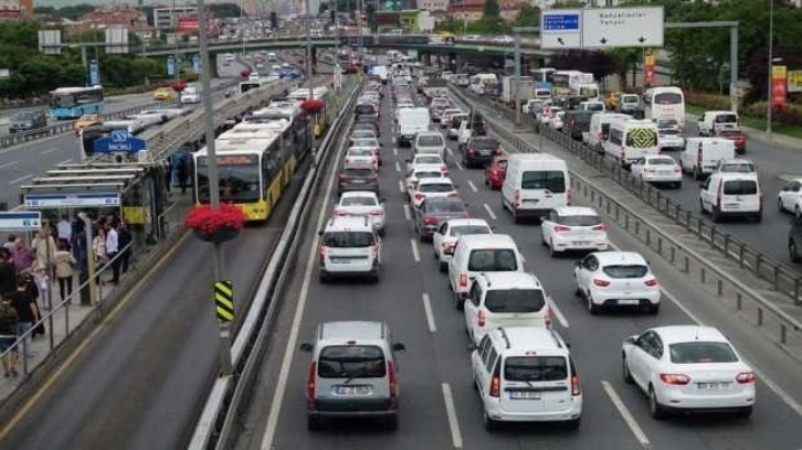 İstanbul'da bayram trafiği! Yoğunluk yüzde 65