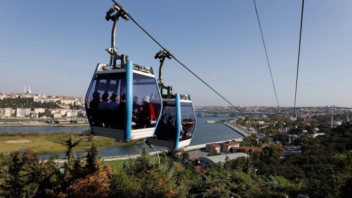 İstanbul'da Eyüp-Piyer Loti teleferik hattında seferler yeniden başladı