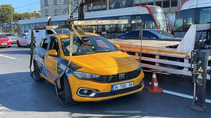 İstanbul'daki taksicilere denetimler sürüyor! Yolcu seçen yandı