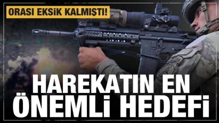 İşte Pençe Kilit harekâtının en önemli hedefi