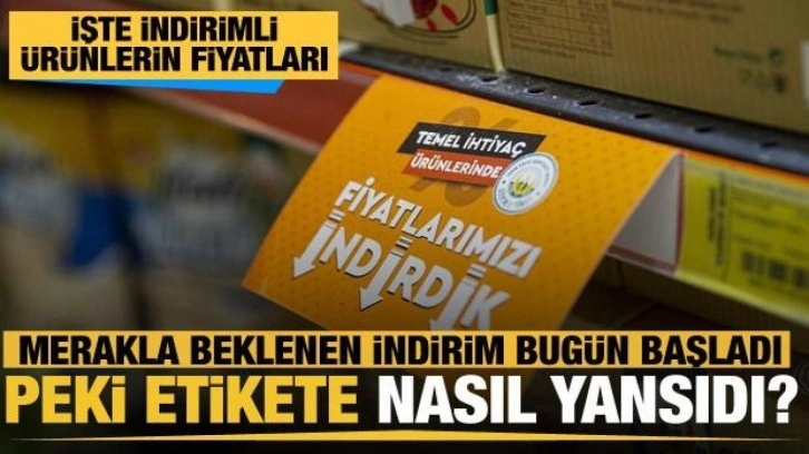 İşte Tarım Kredi'de indirime giren ürünlerin fiyatları