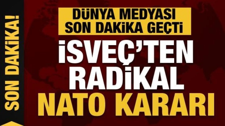 İsveç, geçici olarak NATO üyelik sürecini durdurdu