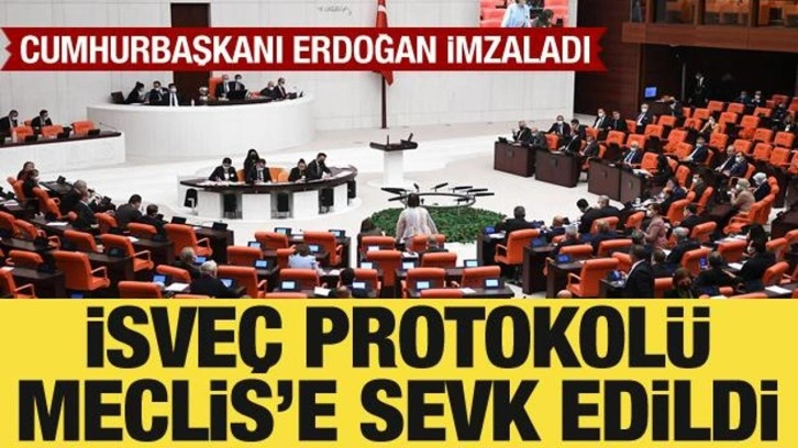 İsveç'in NATO'ya Katılım Protokolü Meclis'te