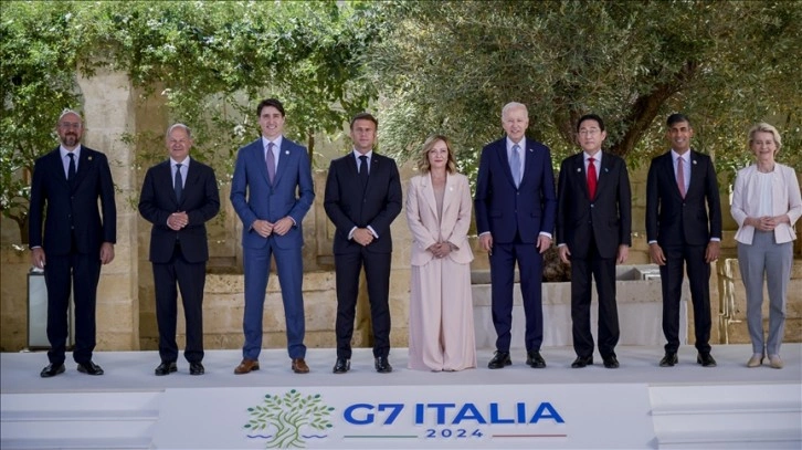 İtalya'daki G7 Zirvesi'nde liderler ilk gün oturumlarını tamamladı