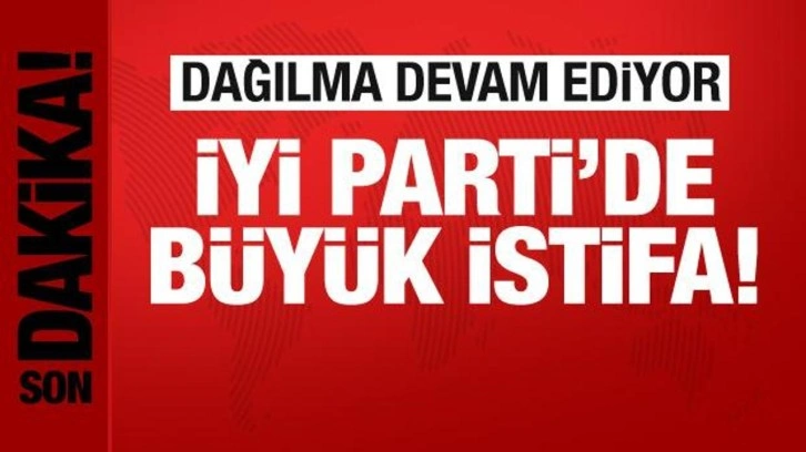 İYİ Parti kurucusu istifasını resmen açıkladı