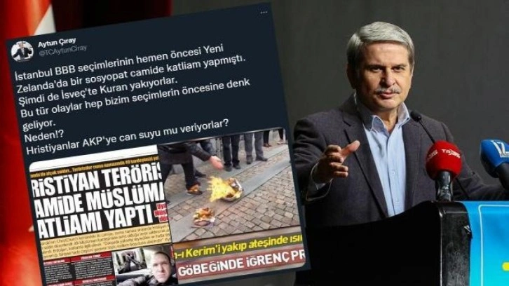 İYİ Partili Çıray'dan akılalmaz paylaşım: Hristiyanlar AKP'ye can suyu mu veriyorlar?