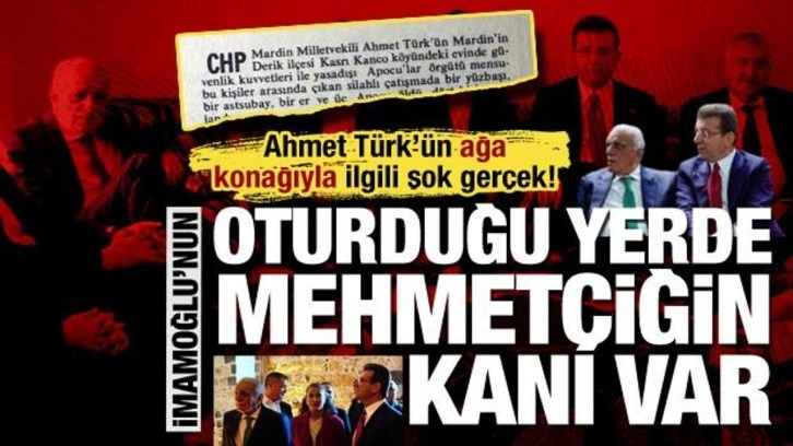 'Kanlı' Kanco! İmamoğlu'nun ağırlandığı konak askerlerimize mezar olmuş