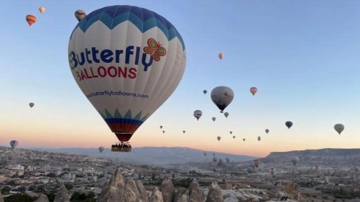 Kapadokya'yı geçen ay 99 binden fazla turist gezdi